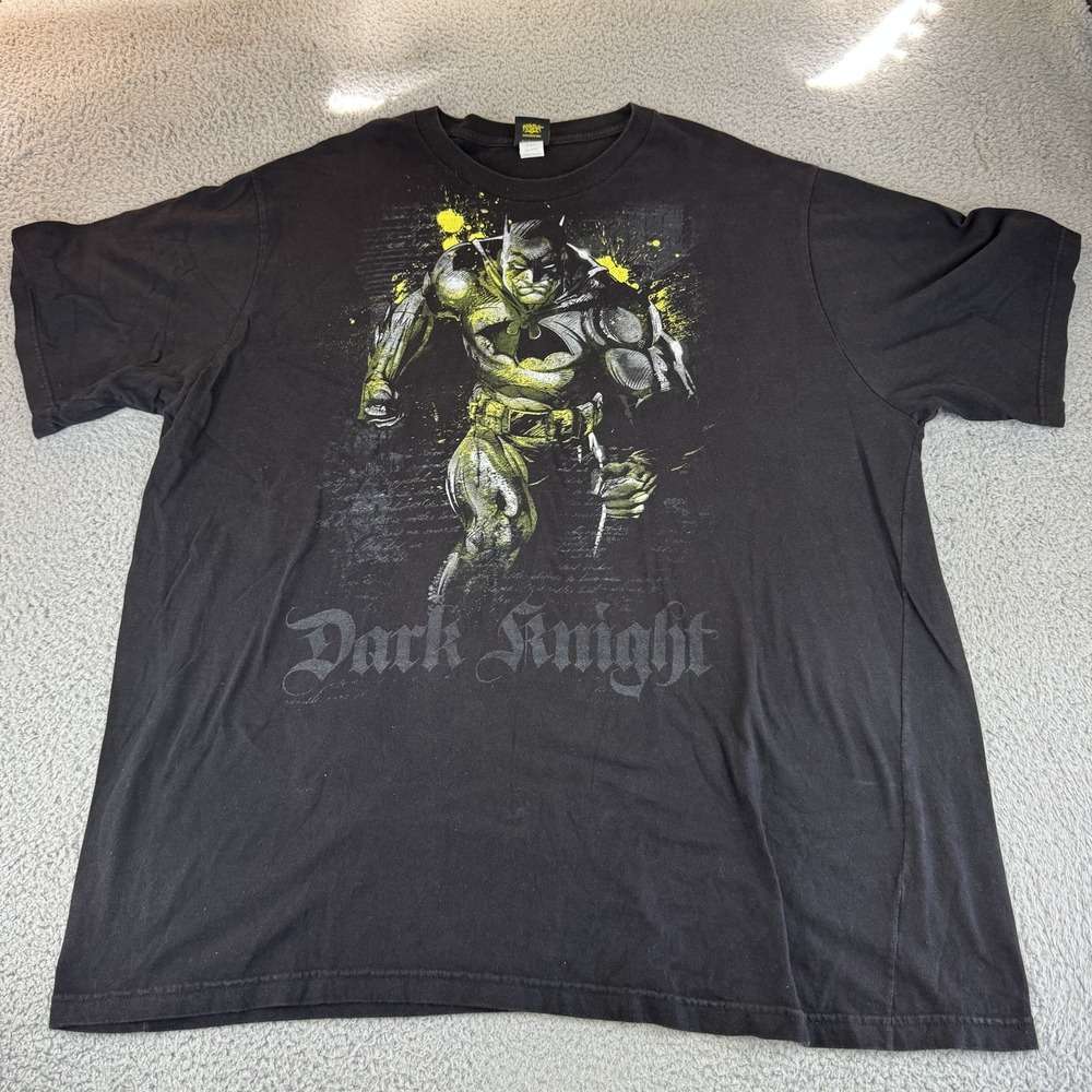 Batman Dark Knight‎ Shirt Mens 4XL Black DC Comics Superhero Tee Fifth Sun